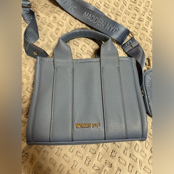 Madden NYC Blue Mini Bag with Pouch - Picture 2 of 4